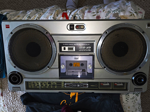 Sharp 9191 boombox - sharp, gf-9191