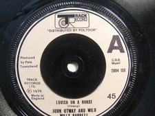 John Otway and Wild Willy Barrett – Louisa on a Horse 1976 7” Track 2094 133