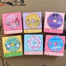 Crocs Hello Kitty CD player with attached CD Shoe Charms x 6