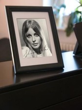 Repro Autograph - Sharon Tate - Framed - Actress - Manson