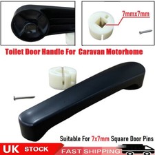Toilet Door Handle Black