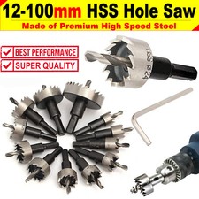 HSS Hole Saw Drill Bits 12-100