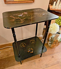 Vintage Lacquered Japanese Two