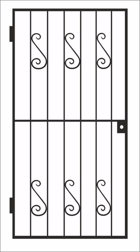 Metal gate wrought iron - metal,