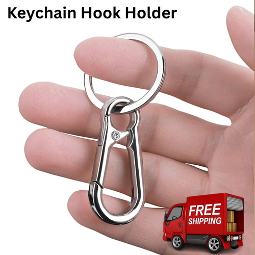 4pcs metal carabiner keychain - 4pcs,