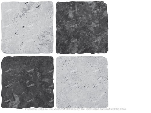 Black mosaic stone - mosaic,