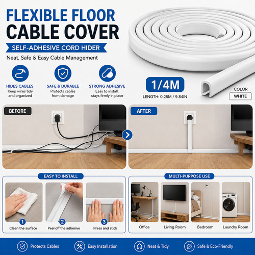 Self adhesive cable management - adhesive,