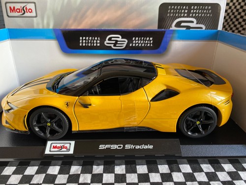 Ferrari sf90 stradale yellow - yellow, /