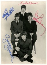 The Beatles legends 2 x Signed 6 X 4 INCH Photo Prints Memorabilia BOGOF £4