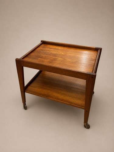 Vintage teak drink trolley mid - drink,