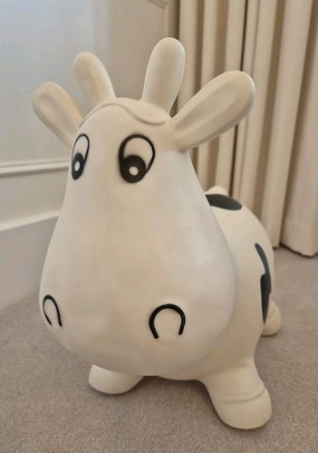 Happy hopperz white cow - happy,