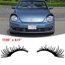 Car Eyelashes Stripe Decal