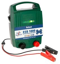 RUTLAND ESB1000 FENCE ENERGISER - 12v Battery Fencing Electric Shepherd ESB 1000
