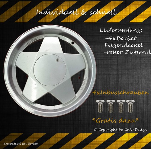 Borbet hubcap gecleant wheel - borbet,