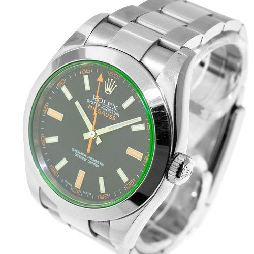 Rolex milgauss 40mm stainless - rolex,