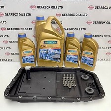 JAGUAR S TYPE XF XJ XK ZF 6 SPEED AUTOMATIC GEARBOX SUMP PAN FILTER 7L OIL KIT 