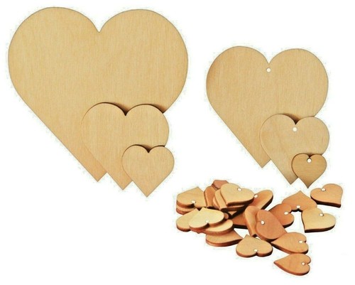 Wooden hearts shape - hearts,