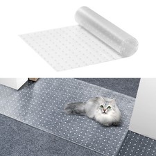VEVOR Carpet Protector for Pets Cat 15" x 4' Scratch-Proof Scratch Stopper PVC