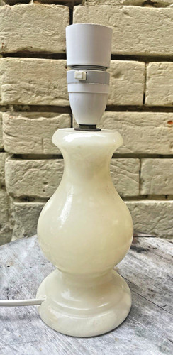 Vintage alabaster table lamp - *,
