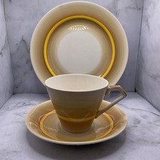 Art Deco Vintage Johnson Bros Pareek trio Tea /Coffee Cup, Saucer & Side Plate.