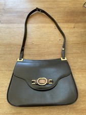 Women’s vintage S. LAUNER & Co, brown leather shoulder/handbag