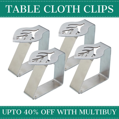 Tablecloth clips stainless - tablecloth,