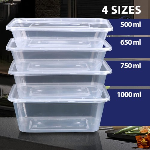 Plastic food containers with - food,