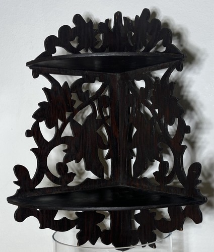 Victorian fretwork wood corner - victorian,