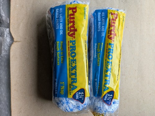 Purdy paint rollers - paint, x2