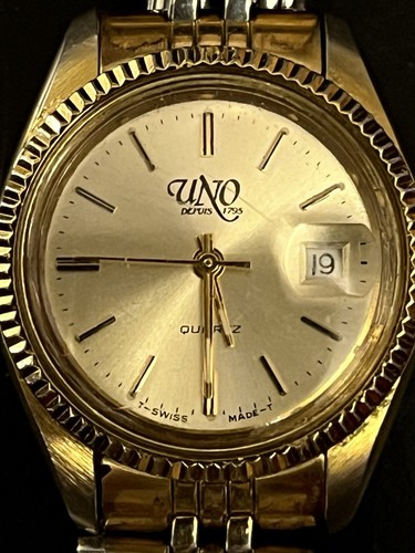Rare vintage swiss made uno - rare,