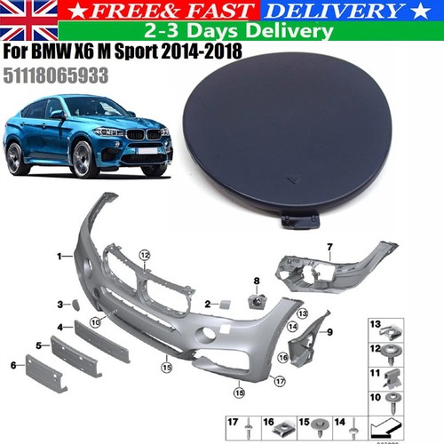 Bumper tow hook eye cover - hook,