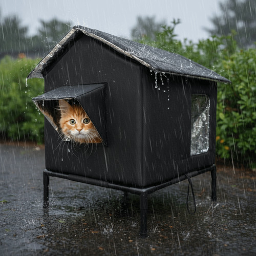 Outdoor cat shelter waterproof - outdoor,
