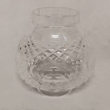 Tyrone Cut Crystal Hurricane Shade Clear Votive Lamp - Hurricane Shade Only