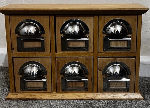 Solid wood drawer apothecary - solid,