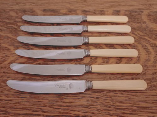 Vintage set faux bone - set, 6