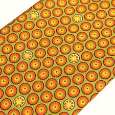 HERMES Silk Neck Tie Orange