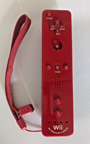 Official red nintendo wii - official,