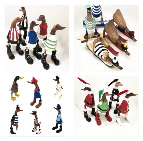 Wooden duck wellies boots - duck,