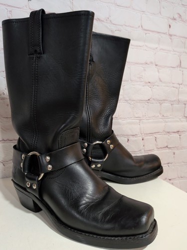 Frye harness moto boots - moto,