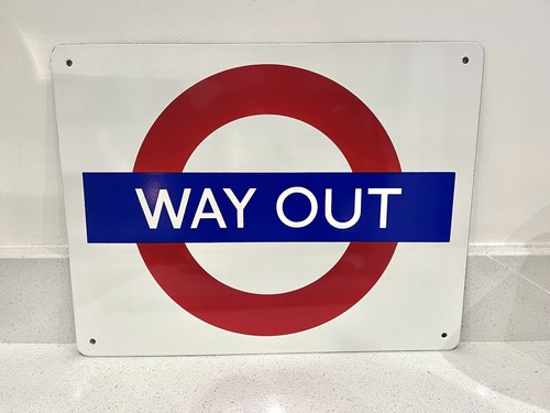 Exit used london underground - used,