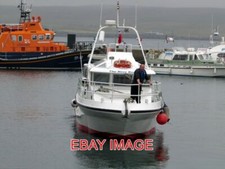 PHOTO  SHETLAND THE NOSS BOAT IN LERWICK HARBOUR - TOOK ME TO NOSS WITH THE EXCE