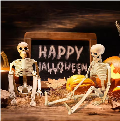 Halloween poseable skeleton - poseable,