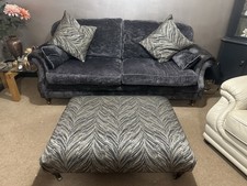 Laura Ashley Sofa And Footstool