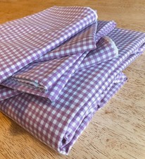 Marks and Spencer's super king duvet cover & 4 pillow case bedding set gingham