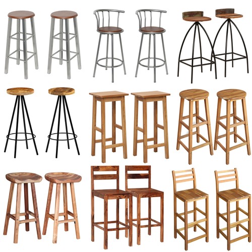 2pcs industrial bar stools - industrial,