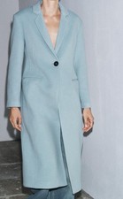 ZARA FITTED WOOL BLEND COAT ZW