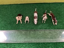 Vintage Britains Lead Hunt. 5  X Beagles/Hounds In Different Stances. 1/32 Scale