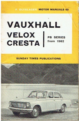 Vauxhall cresta velox pb - cresta,