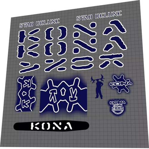 Kona stab deluxe - kona, decal