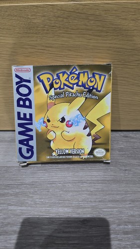 Pokemon yellow complete boxed - yellow,